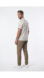 Ανδρικό Πουκάμισο Jack & Jones JPRBladrew Print Resort Shirt S/S LN 12279789 Marina Ανδρικό Πουκάμισο Jack & Jones JPRBladrew Print Resort Shirt S/S LN 12279789 Marina