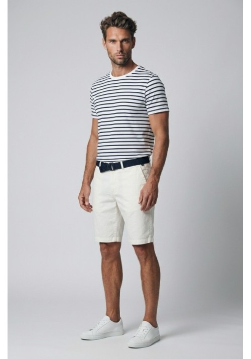 Ανδρική Βερμούδα Chino Petrol M-1040-SHO0501-0007 White