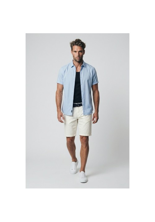 Ανδρική Βερμούδα Chino Petrol M-1040-SHO0501-0007 White