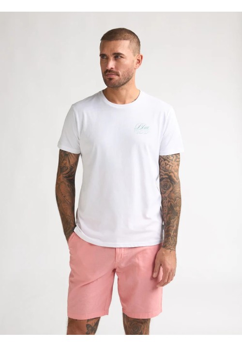 Ανδρικό T-Shirt Petrol M-1060-TSR613 0000 Bright White