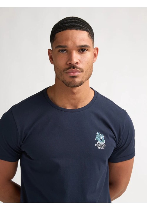 Ανδρικό T-Shirt Petrol M-1060-TSR622-5178 Navy Blue