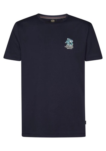 Ανδρικό T-Shirt Petrol M-1060-TSR622-5178 Navy Blue