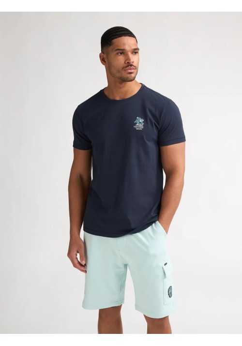 Ανδρικό T-Shirt Petrol M-1060-TSR622-5178 Navy Blue