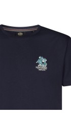 Ανδρικό T-Shirt Petrol M-1060-TSR622-5178 Navy Blue