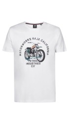 Ανδρικό T-Shirt Petrol M-1060-TSR707-0000 Λευκό