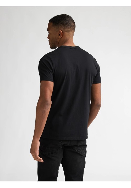 Ανδρικό T-Shirt Petrol M-1060-TSR707.9999 Μαύρο