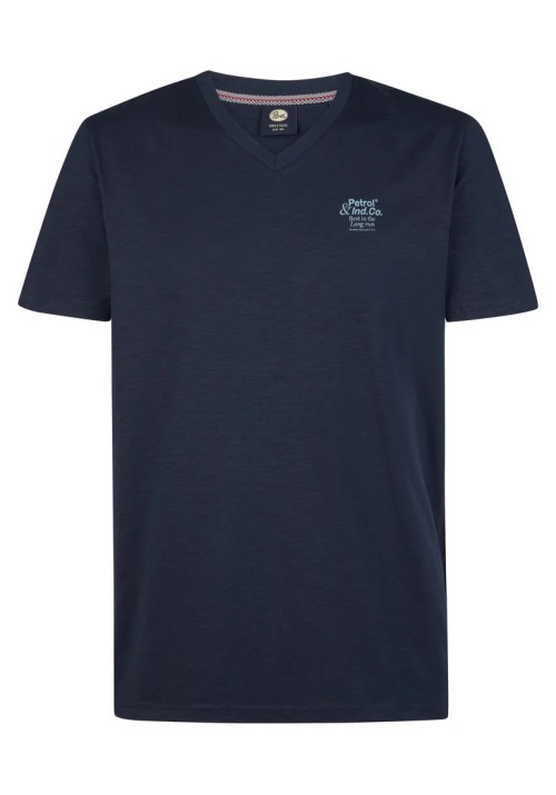 Ανδρικό T-Shirt Petrol M-1060-TSV638-5178 Navy Blue
