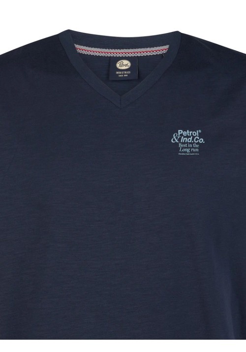 Ανδρικό T-Shirt Petrol M-1060-TSV638-5178 Navy Blue
