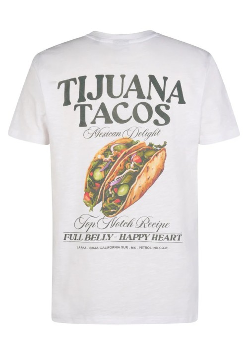 Ανδρικό T-Shirt Petrol M-2060-TSR647-000 Λευκό