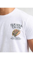 Ανδρικό T-Shirt Petrol M-2060-TSR647-000 Λευκό