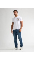 Ανδρικό T-Shirt Petrol M-2060-TSR647-000 Λευκό