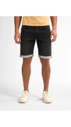 Ανδρική Βερμούδα Τζιν Petrol Jackson M-ROS-SHO001-9705 Black stone