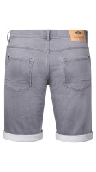 Ανδρική Βερμούδα Τζιν Petrol Jackson  M-ROS-SHO001-9706 Light Grey