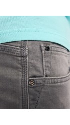 Ανδρική Βερμούδα Τζιν Petrol Jackson  M-ROS-SHO001-9706 Light Grey