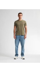 Ανδρικό T-Shirt Petrol M-ROS-TSR002-6174 Mossy Stone