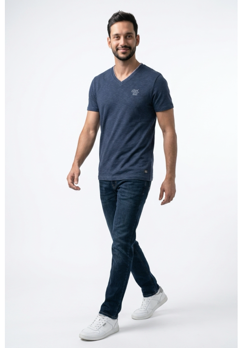 Ανδρικό T-Shirt Petrol M-1060-TSV638-5178 Navy Blue