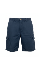 Ανδρική Βερμούδα Λινή FQChiko Linen Cargo Shorts 21900778-194011 Μπλε