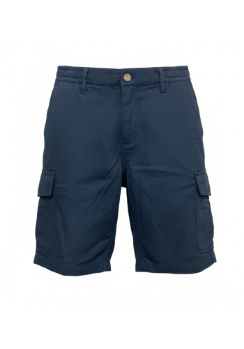 Ανδρική Βερμούδα Λινή FQChiko Linen Cargo Shorts 21900778-194011 Μπλε