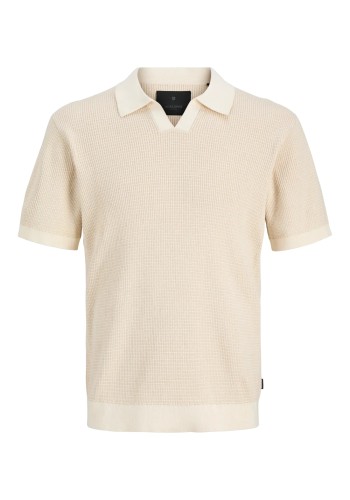 Ανδρική Μπλούζα Πλεκτή Jack & Jones JPEBlaudson Knit Split Neck SS SN 12297988 Whitecap Gray Twist Ανδρική Μπλούζα Πλεκτή Jack & Jones JPEBlaudson Knit Split Neck SS SN 12297988 Whitecap Gray Twist