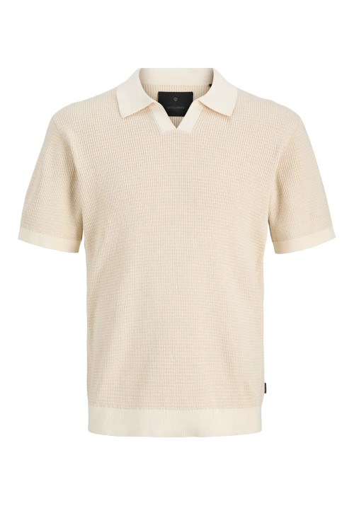 Ανδρική Μπλούζα Πλεκτή Jack & Jones JPEBlaudson Knit Split Neck SS SN 12297988 Whitecap Gray Twist Ανδρική Μπλούζα Πλεκτή Jack & Jones JPEBlaudson Knit Split Neck SS SN 12297988 Whitecap Gray Twist
