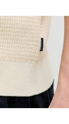 Ανδρική Μπλούζα Πλεκτή Jack & Jones JPEBlaudson Knit Split Neck SS SN 12297988 Whitecap Gray Twist Ανδρική Μπλούζα Πλεκτή Jack & Jones JPEBlaudson Knit Split Neck SS SN 12297988 Whitecap Gray Twist