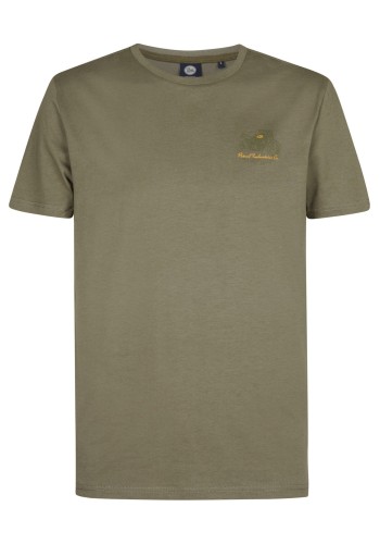 Ανδρικό T-Shirt Petrol M-3050-TSR137-6174 Λαδί