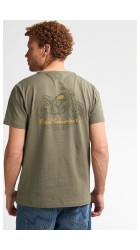 Ανδρικό T-Shirt Petrol M-3050-TSR137-6174 Λαδί