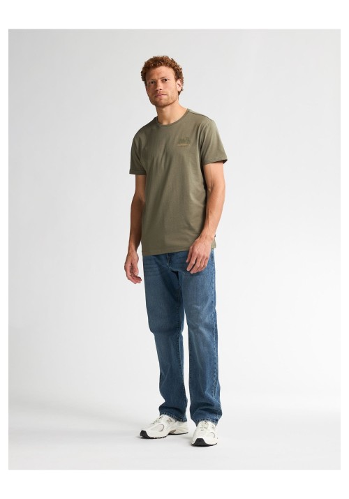Ανδρικό T-Shirt Petrol M-3050-TSR137-6174 Λαδί