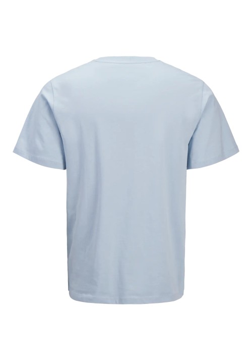 Ανδρικό T-Shirt Jack & Jones JJCole Print Tee SS Crew Neck LN 12288492 Celestial Blue