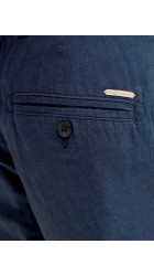 Ανδρικό Παντελόνι Λινό Jack & Jones JPStace Summer Linen Blend Chino Pant SN 12248604 Navy Blazer