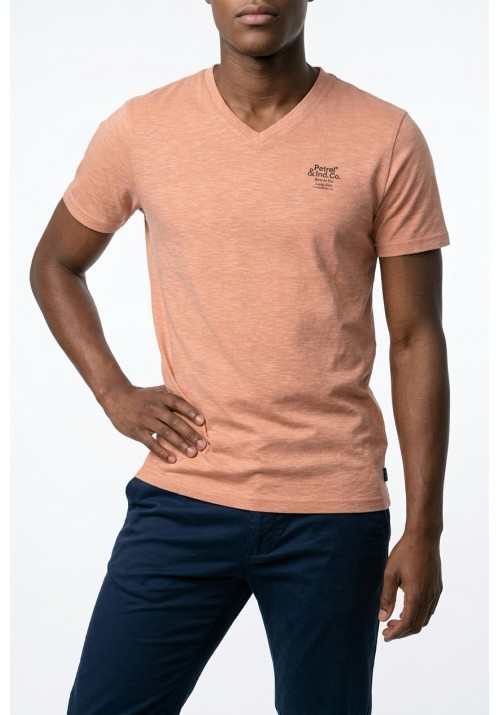 Ανδρικό T-Shirt Petrol M-1060-TSV638-3174  Ροζ