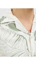 Ανδρικό Πουκάμισο Jack & Jones JPRBlubahamas Print Resort S/S Shirt LN 12278489 Hedge Green