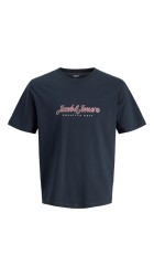 Ανδρικό T-Shirt Jack & Jones Jormontauk Type Front Tee CN 12290887  Sky Captain