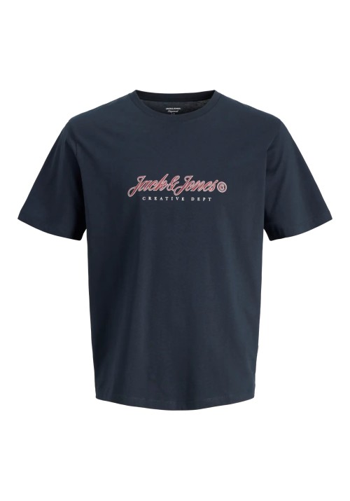 Ανδρικό T-Shirt Jack & Jones Jormontauk Type Front Tee CN 12290887  Sky Captain