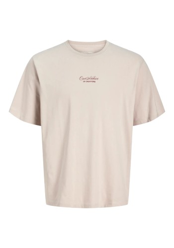 Ανδρικό T-Shirt Jack & Jones JJart Print Tee SS Crew Neck 12288095 Moonbeam