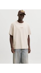 Ανδρικό T-Shirt Jack & Jones JJart Print Tee SS Crew Neck 12288095 Moonbeam