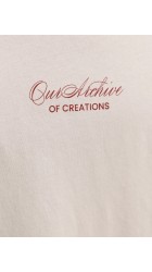 Ανδρικό T-Shirt Jack & Jones JJart Print Tee SS Crew Neck 12288095 Moonbeam