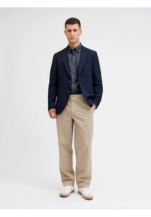 Ανδρικό Πουκάμισο Jack & Jones JPRBlarichard Chambray L/S Shirt 12294843 Blue Denim