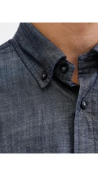 Ανδρικό Πουκάμισο Jack & Jones JPRBlarichard Chambray L/S Shirt 12294843 Blue Denim