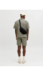 Ανδρικό Πουκάμισο Jack & Jones JJGlobal Waffle Resort Shirt SS 12295551 Vetiver