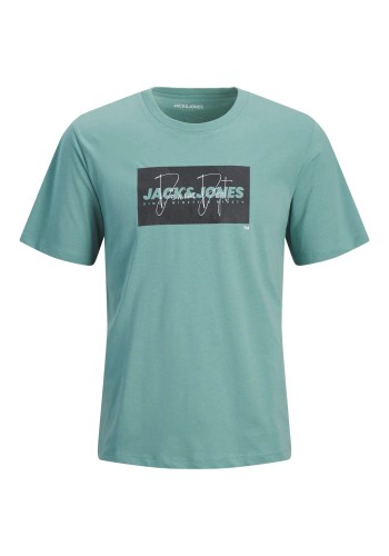 Ανδρικό T-Shirt Jack & Jones JJCole Print Tee SS Crew Neck LN 12288492 Mineral Blue Ανδρικό T-Shirt Jack & Jones JJCole Print Tee SS Crew Neck LN 12288492 Mineral Blue