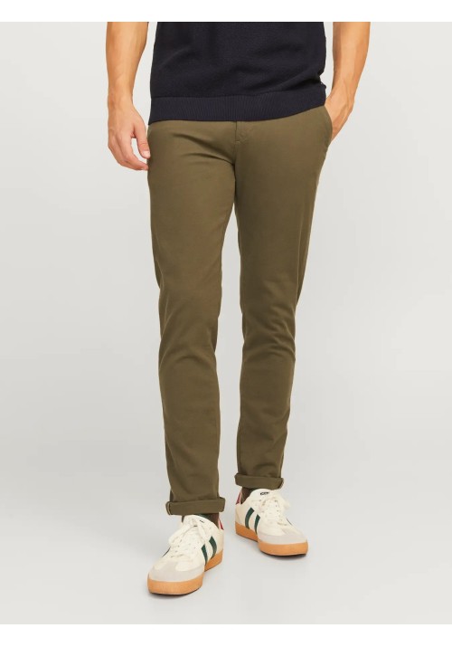 Ανδρικό Παντελόνι Chino Jack & Jones JPSΤMarco Fury Noos 12206198 Olive Night