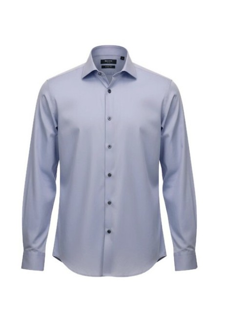 Ανδρικό Πουκάμισο Ελαστικό Slim Fit Boston 9001-444 Γκρι