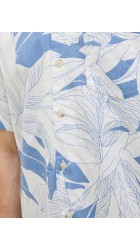 Ανδρικό Πουκάμισο Jack & Jones JPRBlubahamas Print Resort S/S Shirt LN 12278489 Quiet Harbor