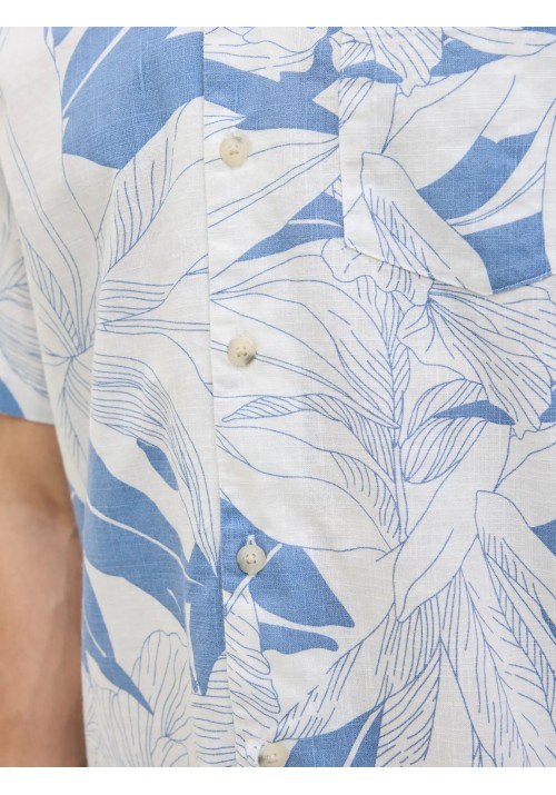 Ανδρικό Πουκάμισο Jack & Jones JPRBlubahamas Print Resort S/S Shirt LN 12278489 Quiet Harbor