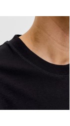 Ανδρικό T-Shirt Jack & Jones JComarina Front Print TEE SS Crew Neck 12295563 Black