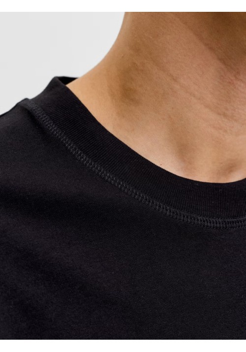 Ανδρικό T-Shirt Jack & Jones JComarina Front Print TEE SS Crew Neck 12295563 Black