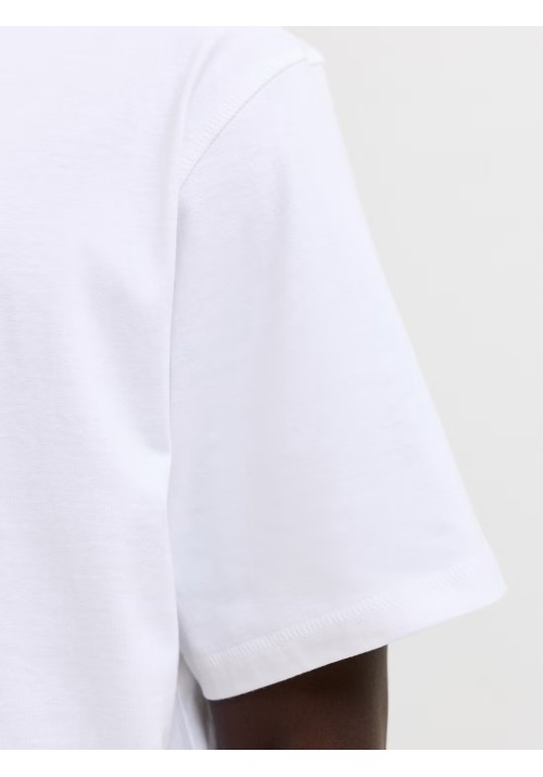 Ανδρικό T-Shirt Jack & Jones JComarina Front Print TEE SS Crew Neck 12295563 Λευκό