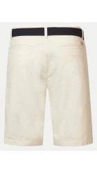 Ανδρική Βερμούδα Chino Petrol M-1040-SHO0501-0007 White