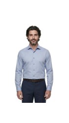 Ανδρικό Πουκάμισο Ελαστικό Slim Fit Boston 9001-444 Γκρι